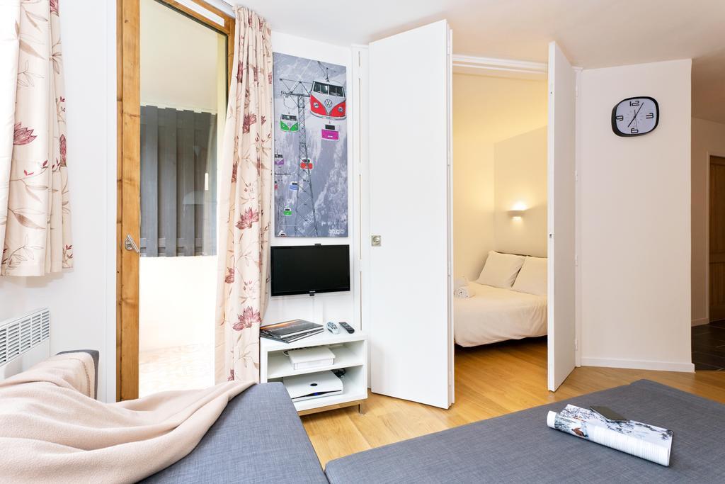 Apartment Chamois Blanc 2 Centre Chamonix Mont Blanc Quarto foto